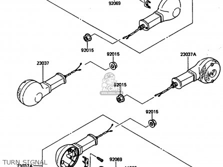 TURN SIGNAL - ZL600A1 1986 EUROPE WG / KPH