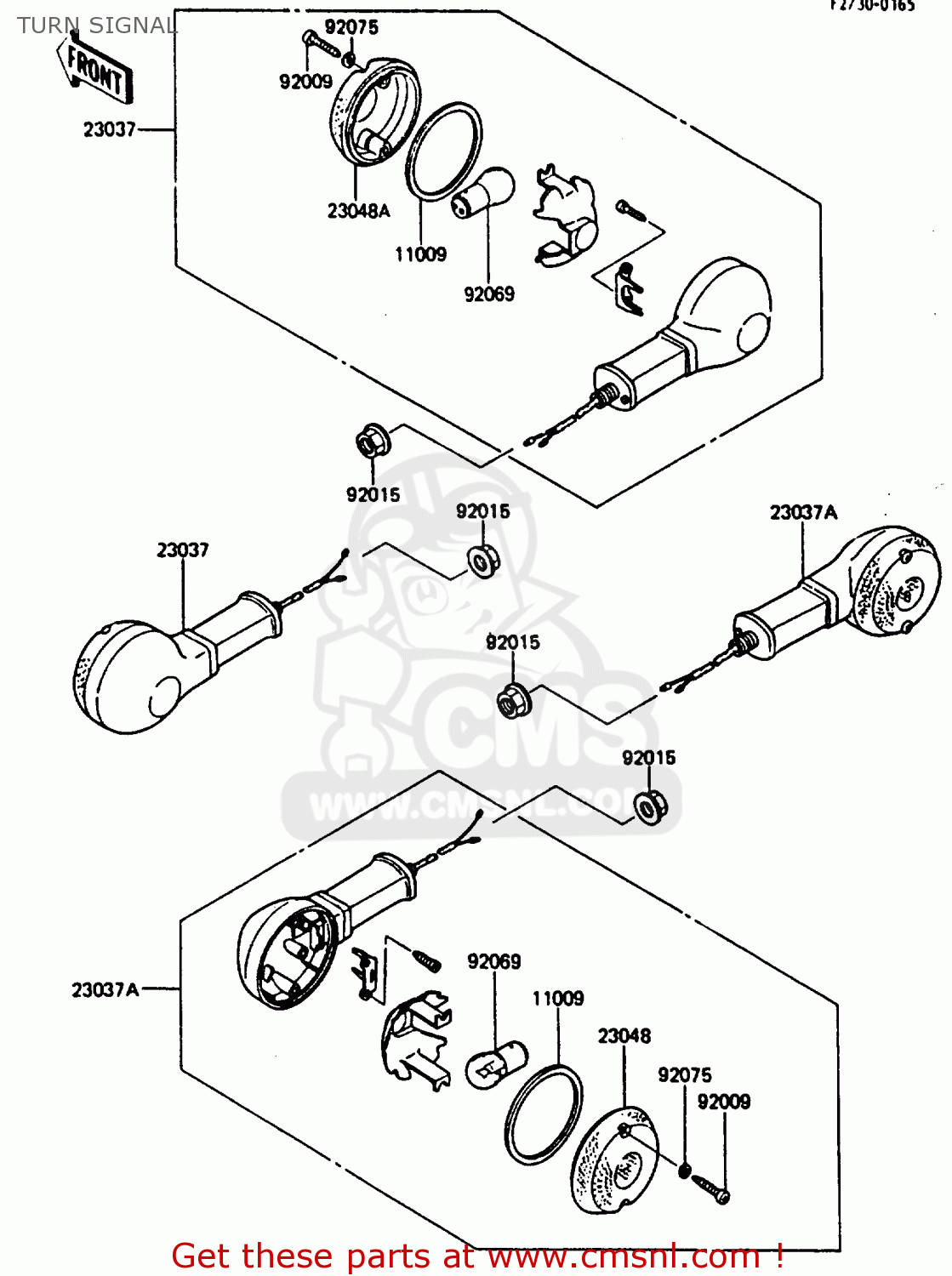TURN SIGNAL ZL600A2 1987 EUROPE WG ST / KPH