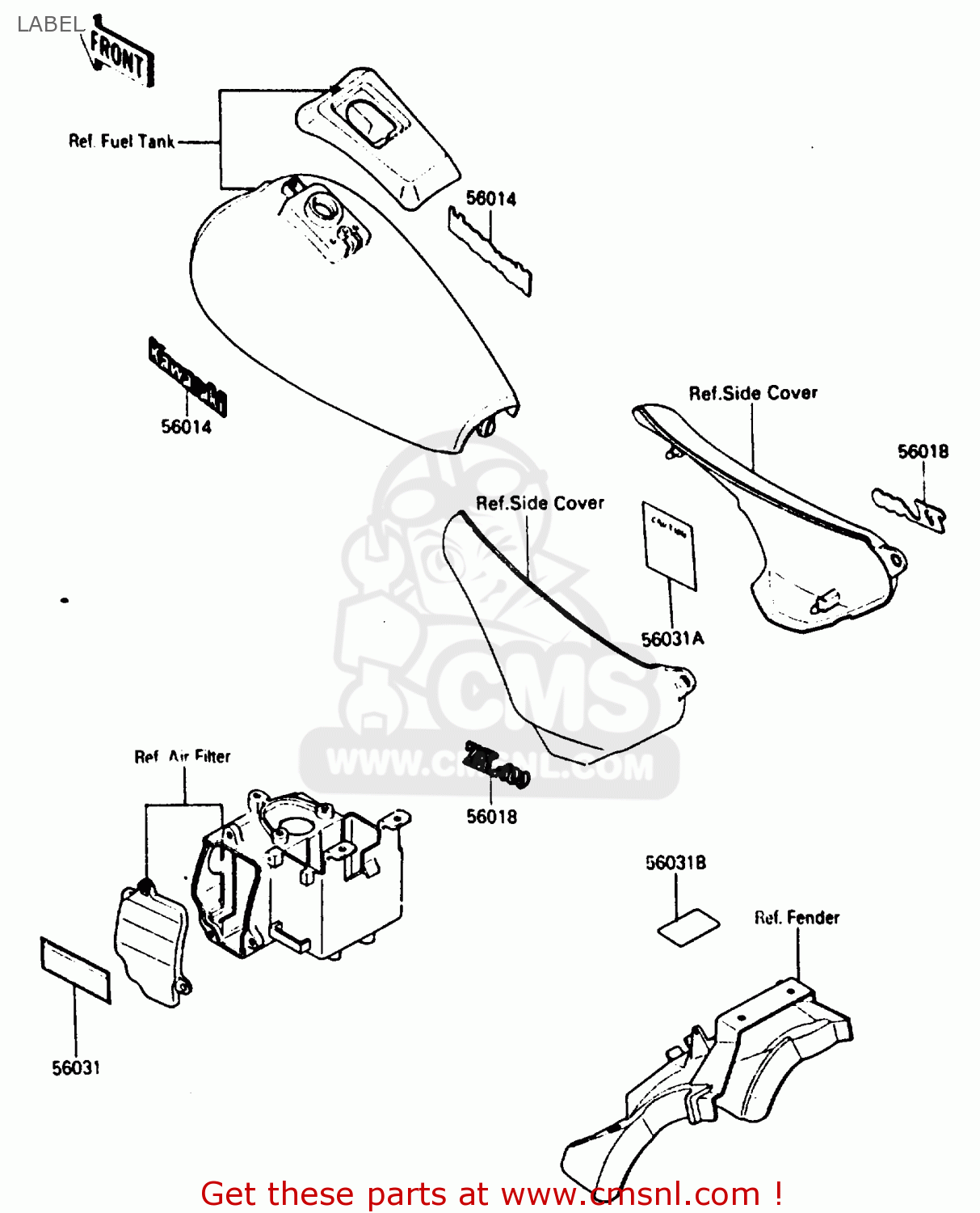 LABEL ZL600A2 1987 EUROPE WG ST / KPH