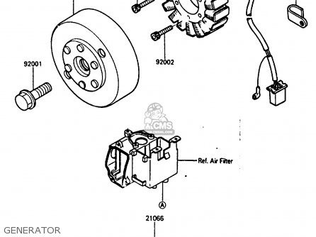 GENERATOR - ZL600A2 1987 EUROPE WG ST / KPH
