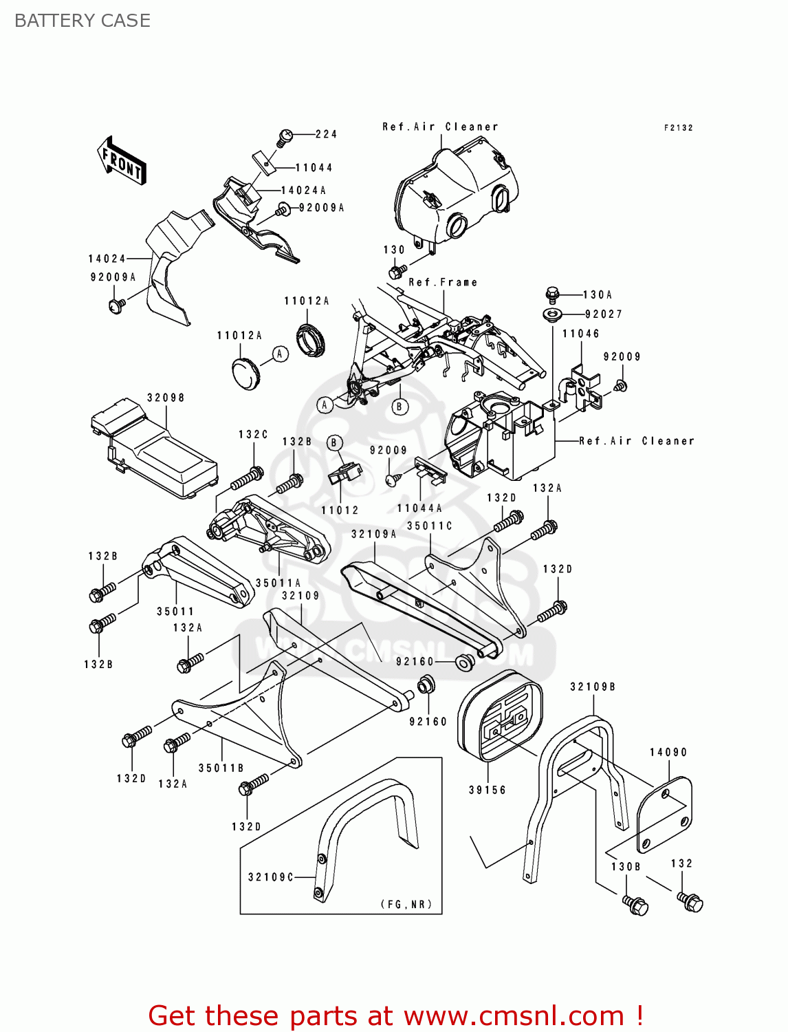 BATTERY CASE ZL600B1 ELIMINATOR 600 1995 EU UK FR NL AR FG GR IT NR SD SP ST
