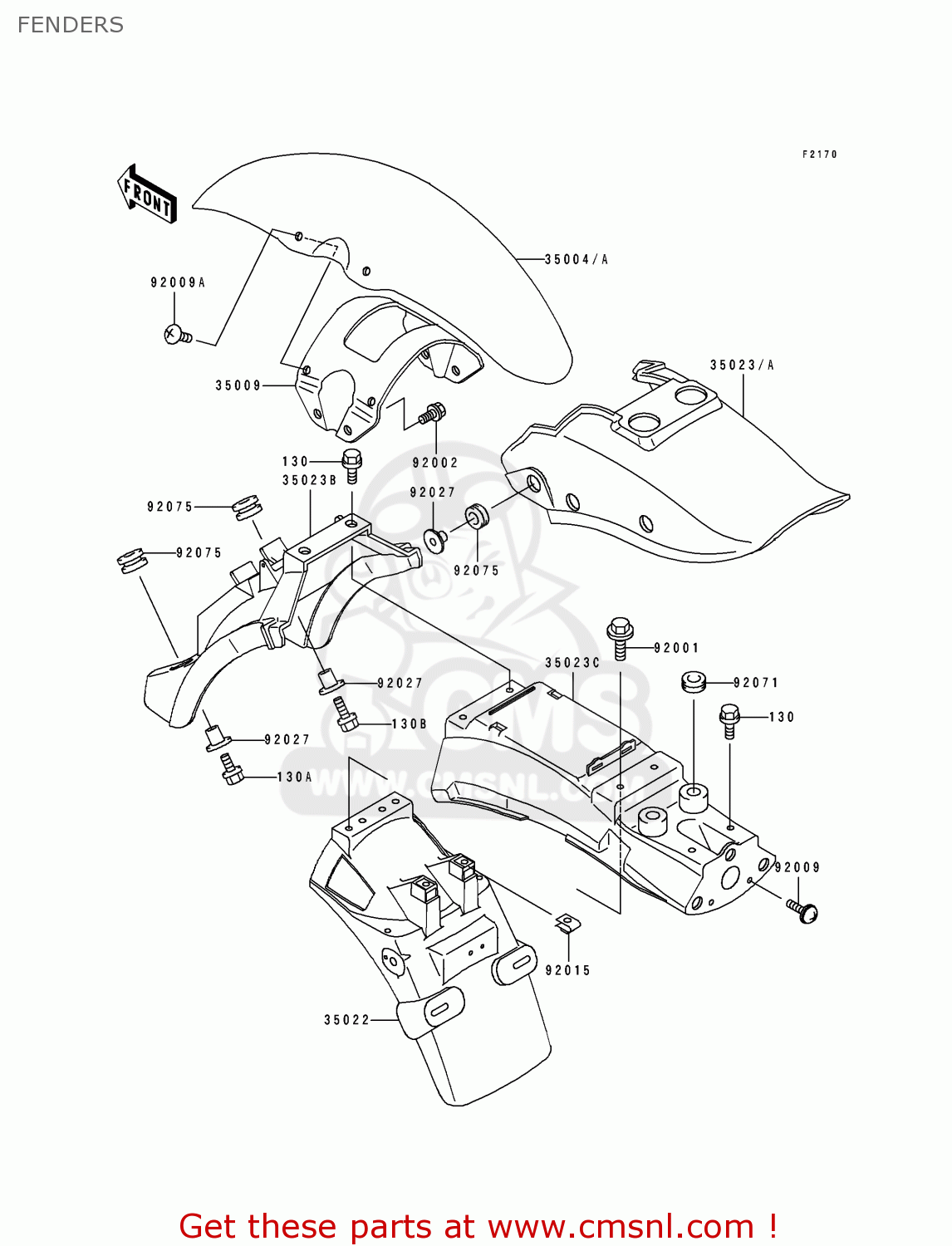 FENDERS ZL600B1 ELIMINATOR 600 1995 EU UK FR NL AR FG GR IT NR SD SP ST