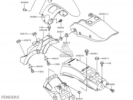 FENDERS - ZL600B1 ELIMINATOR 600 1995 EU UK FR NL AR FG GR IT NR SD SP ST