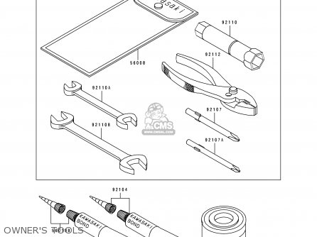 OWNER'S TOOLS - ZL600B1 ELIMINATOR 600 1995 EU UK FR NL AR FG GR IT NR SD SP ST