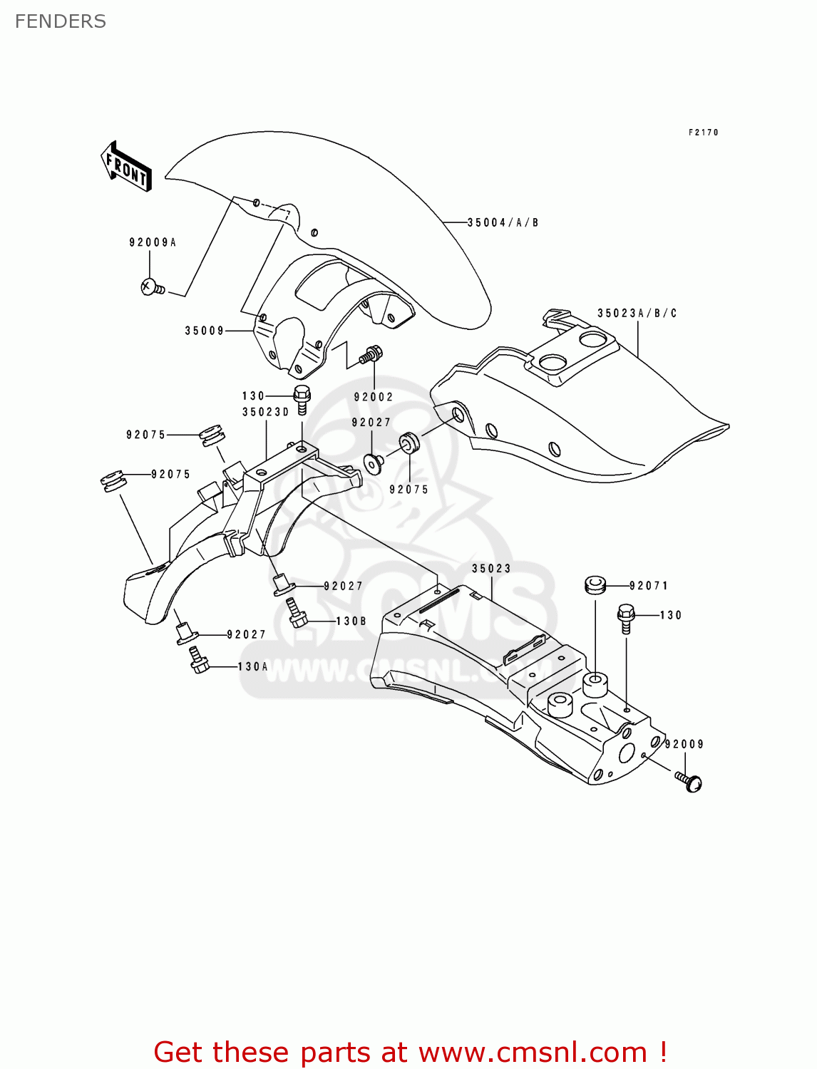 FENDERS ZL600B2 ELIMINATOR 600 1996 USA CALIFORNIA