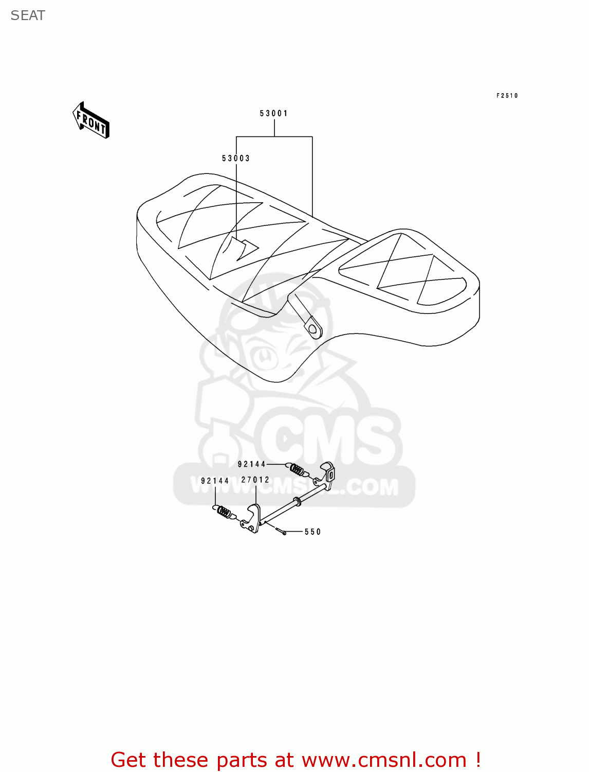 SEAT ZL600B2 ELIMINATOR 600 1996 USA CALIFORNIA
