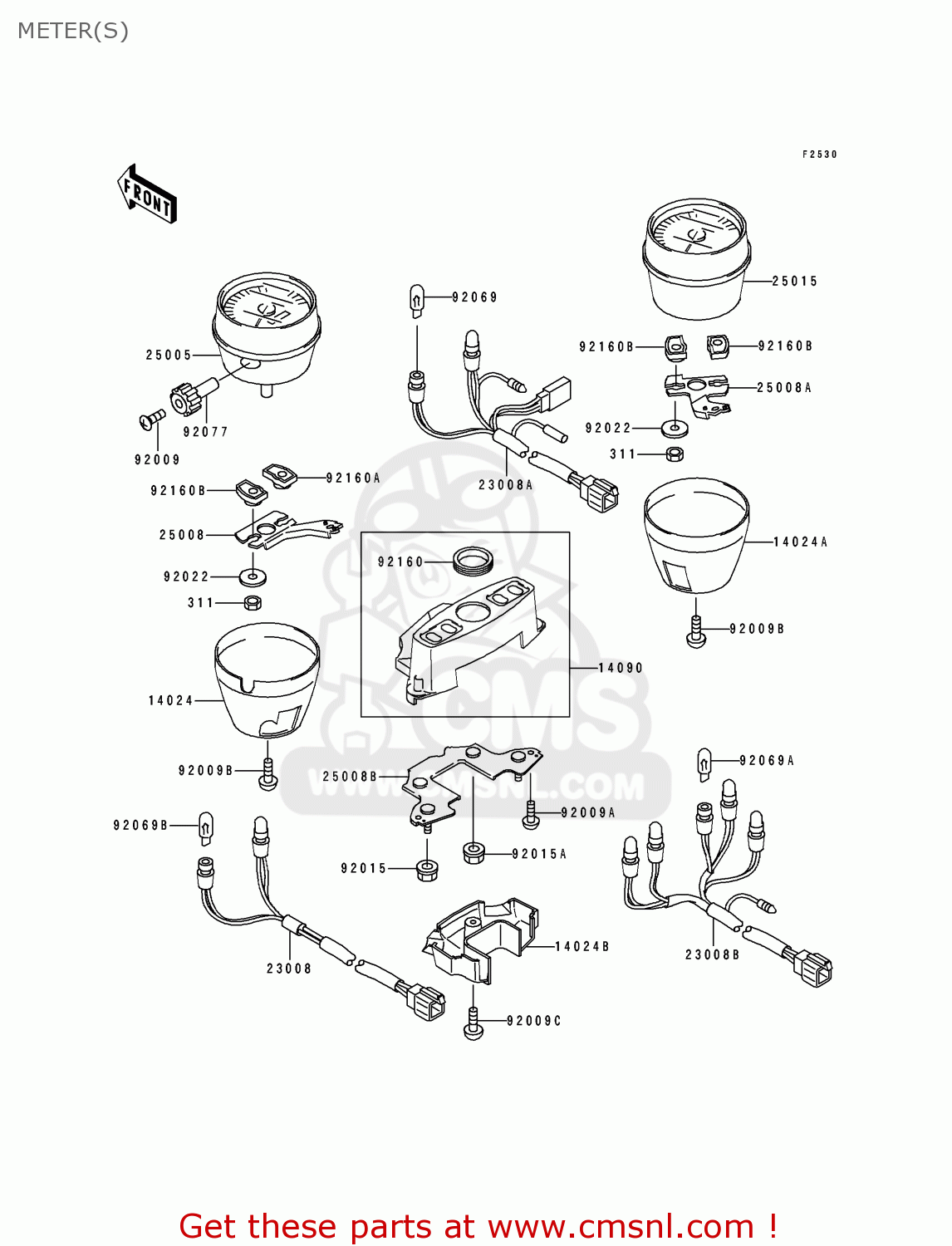 METER(S) ZL600B2 ELIMINATOR 600 1996 USA CALIFORNIA