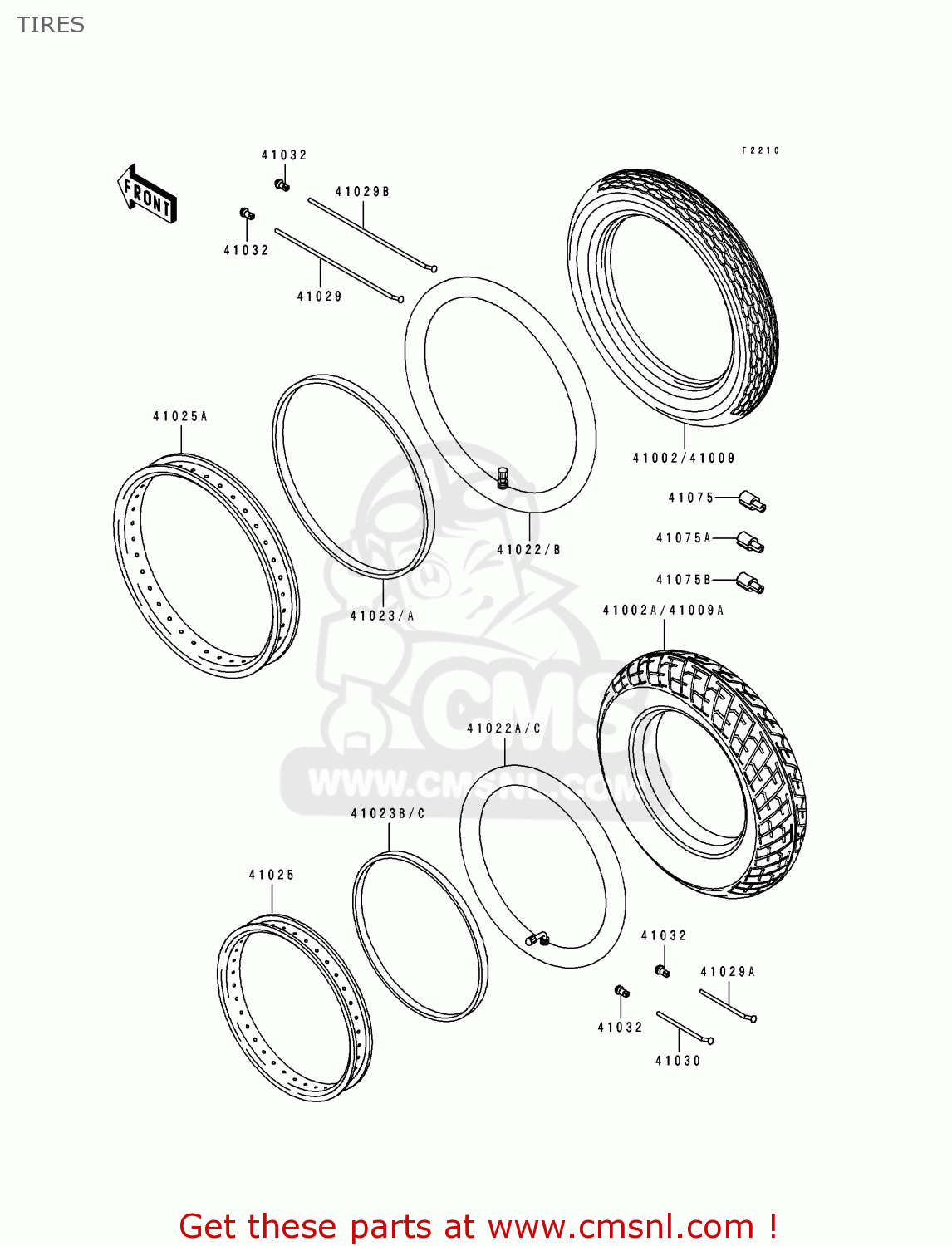 TIRES ZL600B3 ELIMINATOR 600 1997 USA CALIFORNIA