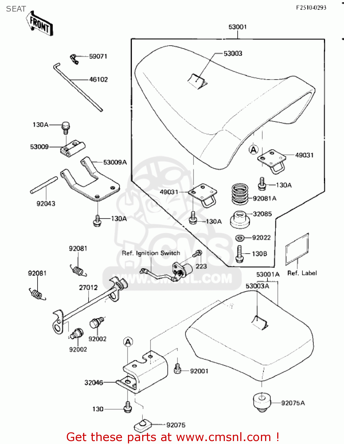 SEAT ZL900A1 ELIMINATOR 1985 USA CALIFORNIA CANADA