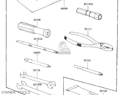OWNER TOOLS - ZL900A1 ELIMINATOR 1985 USA CALIFORNIA CANADA
