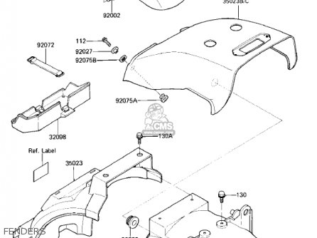 FENDERS - ZL900A1 ELIMINATOR 1985 USA CALIFORNIA CANADA