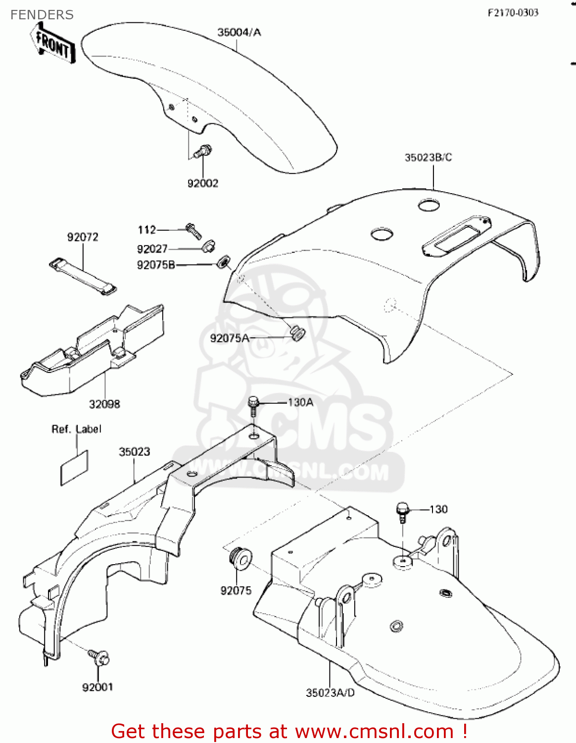 FENDERS ZL900A2 ELIMINATOR 1986 USA CALIFORNIA CANADA