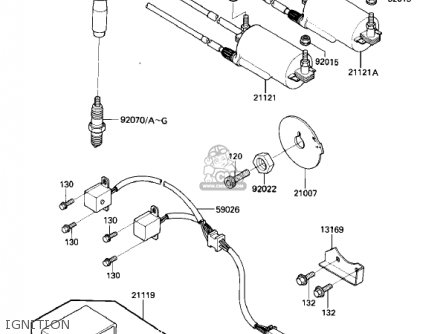IGNITION - ZL900A2 ELIMINATOR 1986 USA CALIFORNIA CANADA