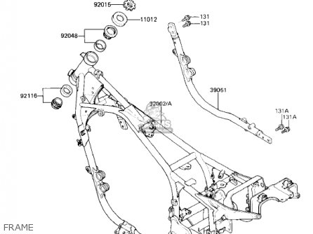 FRAME - ZL900A2 ELIMINATOR 1986 USA CALIFORNIA CANADA