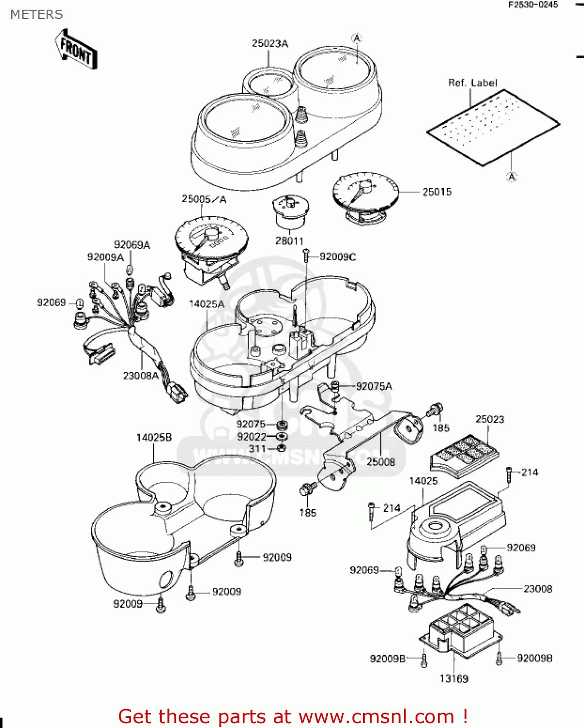 METERS ZN1100B1 SHAFT 1984 USA CALIFORNIA CANADA / LTD