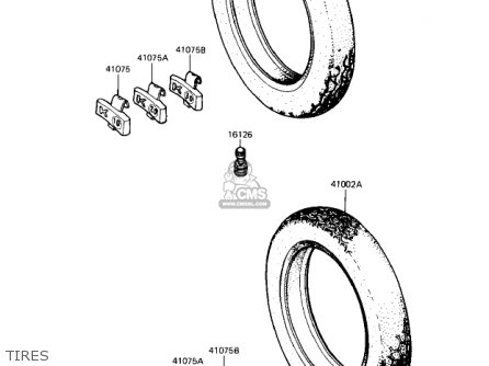 TIRES - ZN1100B2 SHAFT 1985 USA CALIFORNIA CANADA / LTD