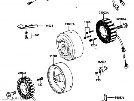 GENERATOR - ZN1300A1 1983 USA CANADA