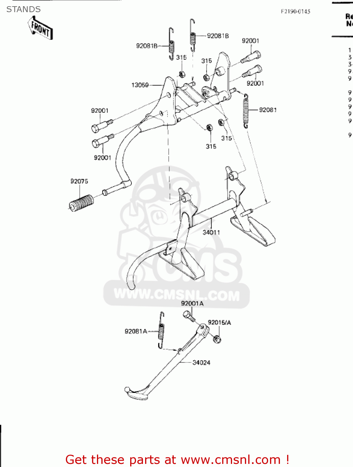 STANDS ZN1300A1 VOYAGER 1983 USA CALIFORNIA CANADA