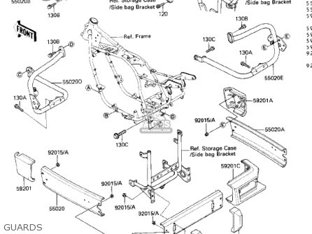 GUARDS - ZN1300A1 VOYAGER 1983 USA CALIFORNIA CANADA