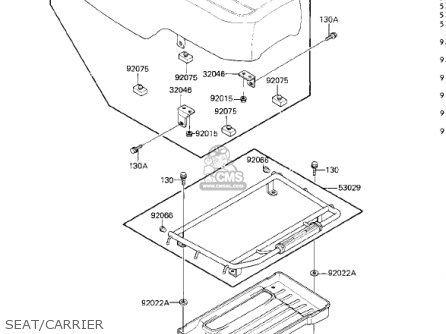 SEAT/CARRIER - ZN1300A1 VOYAGER 1983 USA CALIFORNIA CANADA