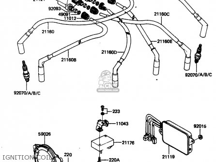 IGNITION COIL - ZN1300A2 1984 USA CALIFORNIA CANADA