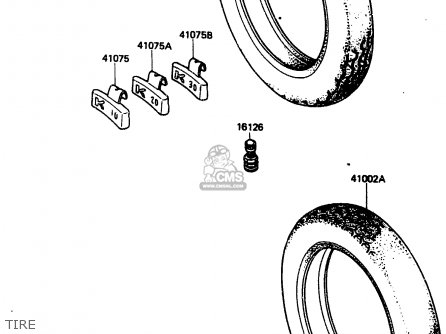 TIRE - ZN1300A2 1984 USA CALIFORNIA CANADA