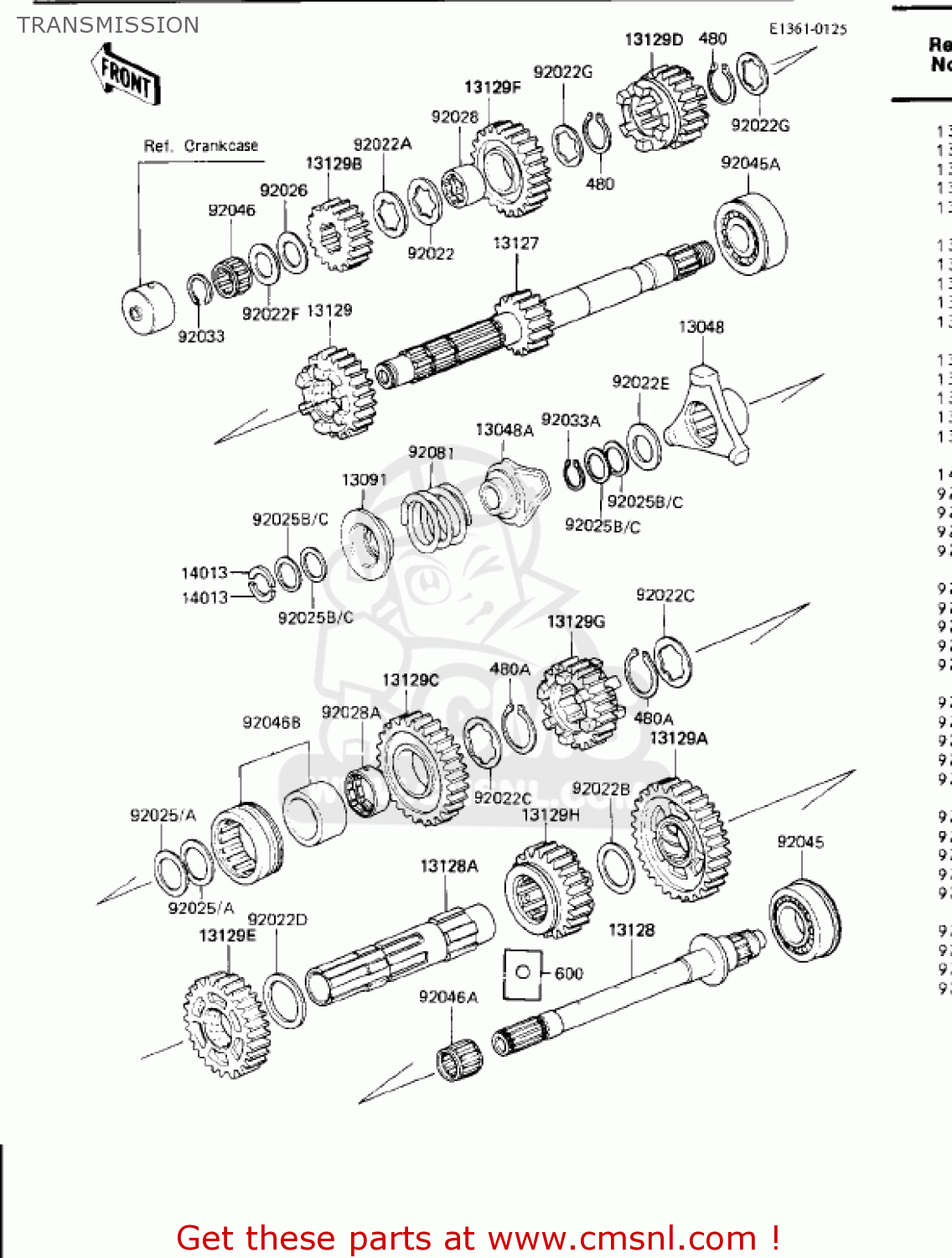 TRANSMISSION ZN1300A2 VOYAGER 1984 USA CALIFORNIA CANADA
