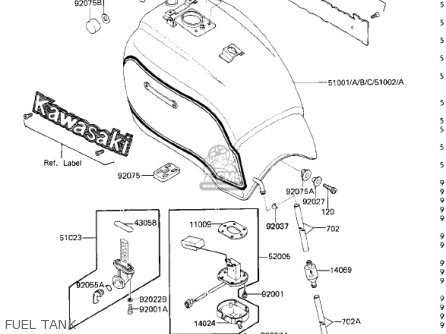 FUEL TANK - ZN1300A2 VOYAGER 1984 USA CALIFORNIA CANADA