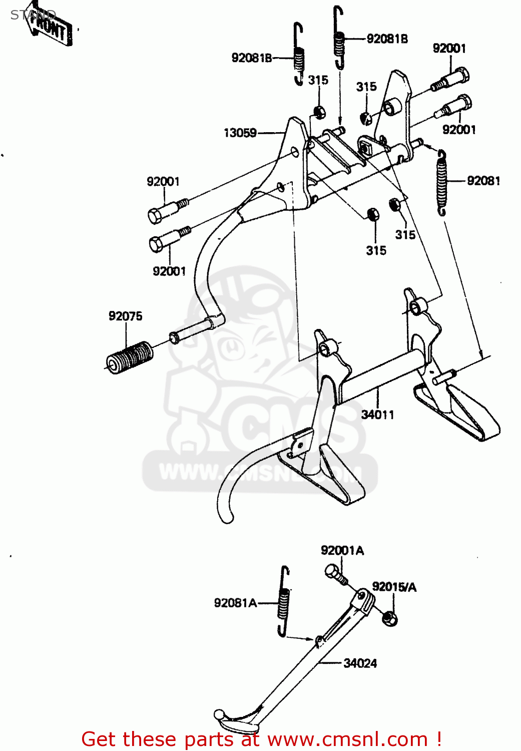 STAND ZN1300A3 1985 USA CALIFORNIA CANADA