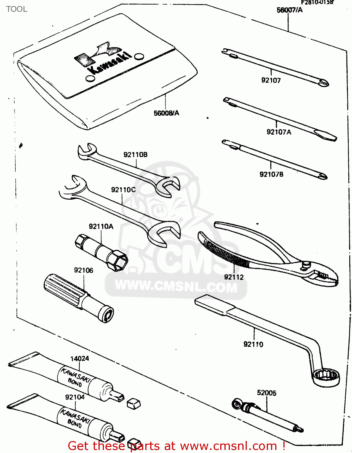 TOOL ZN1300A3 1985 USA CALIFORNIA CANADA