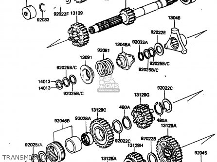 TRANSMISSION - ZN1300A3 1985 USA CALIFORNIA CANADA