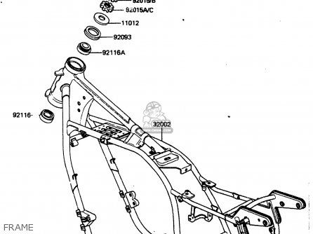 FRAME - ZN1300A3 1985 USA CALIFORNIA CANADA