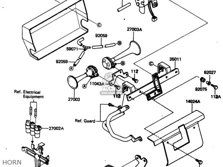 HORN - ZN1300A3 1985 USA CALIFORNIA CANADA