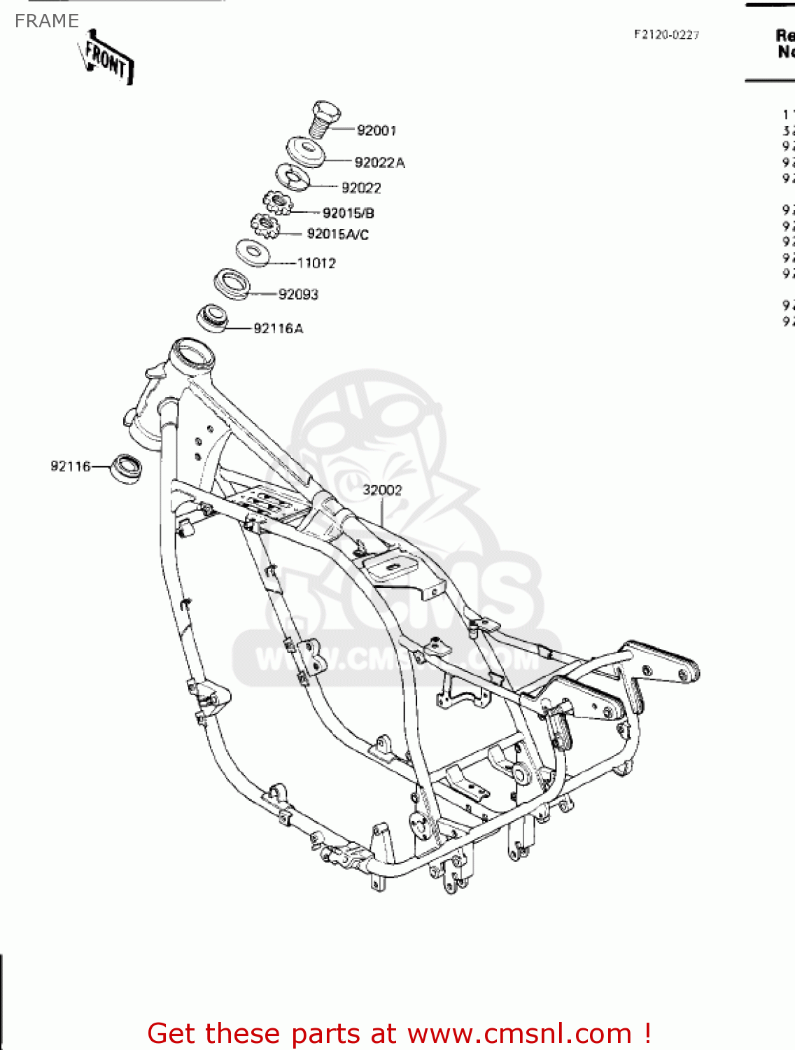 FRAME ZN1300A3 VOYAGER 1985 USA CALIFORNIA CANADA