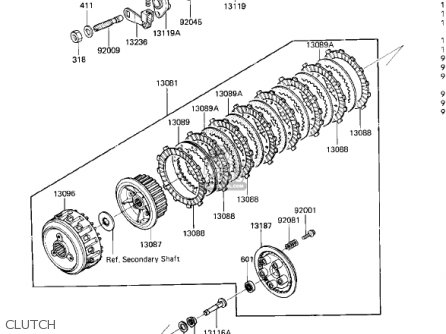 CLUTCH - ZN1300A3 VOYAGER 1985 USA CALIFORNIA CANADA
