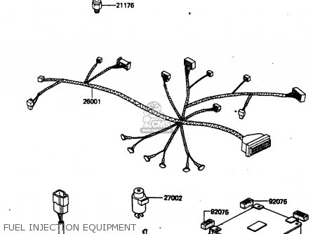 FUEL INJECTION EQUIPMENT - ZN1300A4 1986 USA CALIFORNIA CANADA