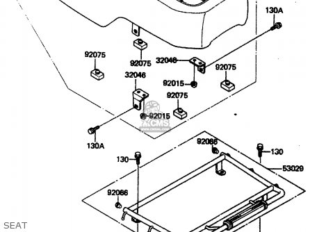 SEAT - ZN1300A4 1986 USA CALIFORNIA CANADA