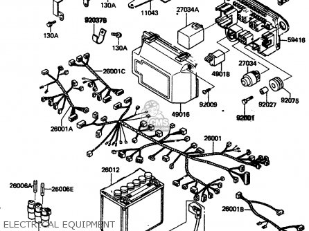 ELECTRICAL EQUIPMENT - ZN1300A4 1986 USA CALIFORNIA CANADA