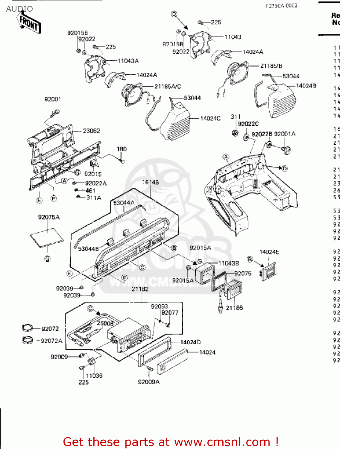 AUDIO ZN1300A4 VOYAGER 1986 USA CALIFORNIA CANADA