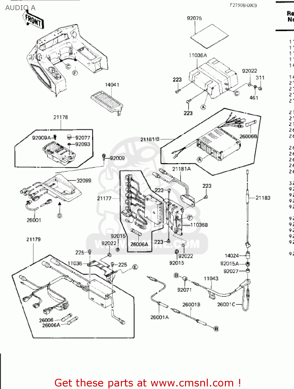 AUDIO A ZN1300A4 VOYAGER 1986 USA CALIFORNIA CANADA