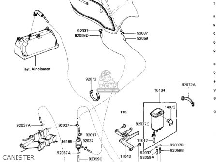 CANISTER - ZN1300A4 VOYAGER 1986 USA CALIFORNIA CANADA