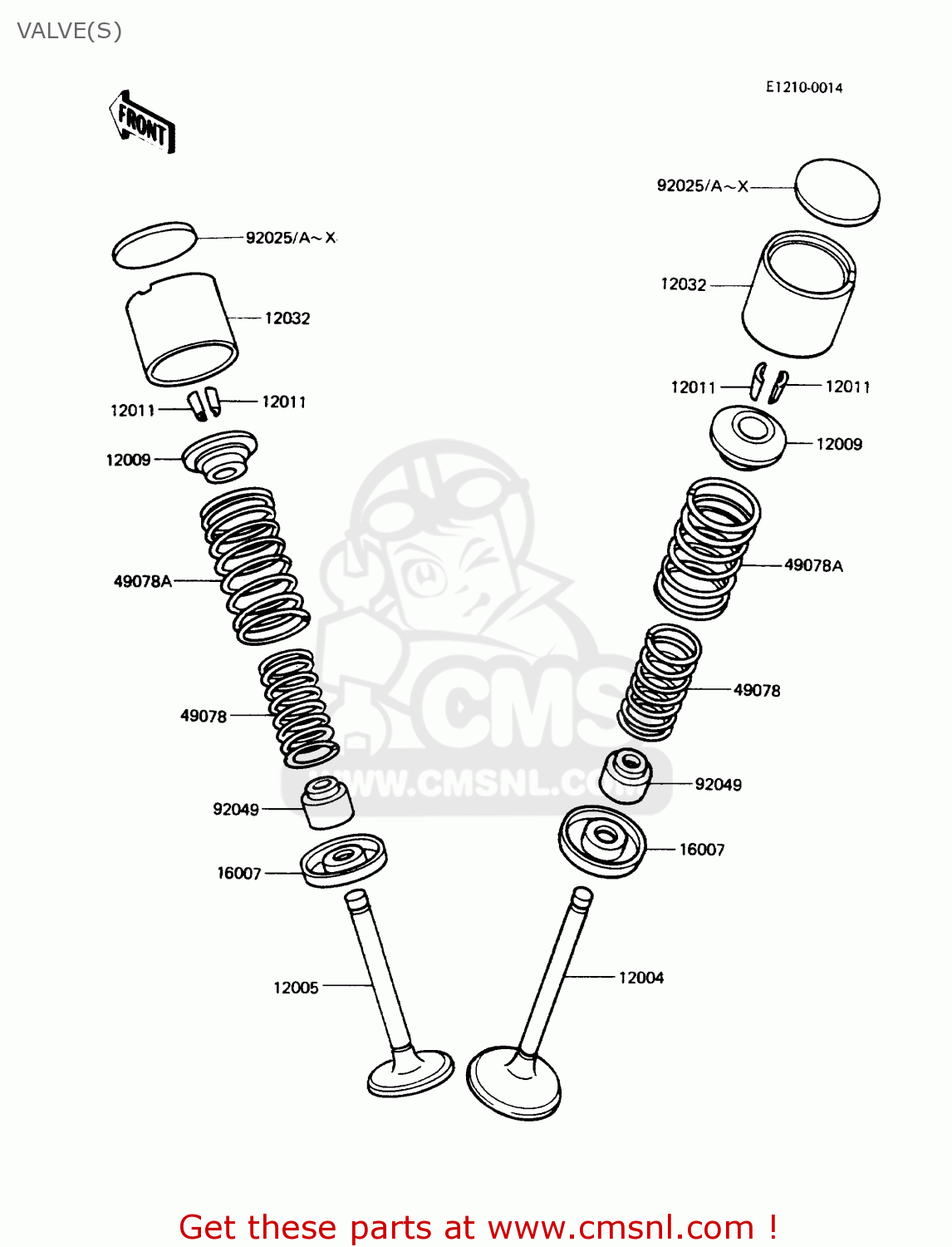 VALVE(S) ZN1300A5 VOYAGER 1987 USA CALIFORNIA