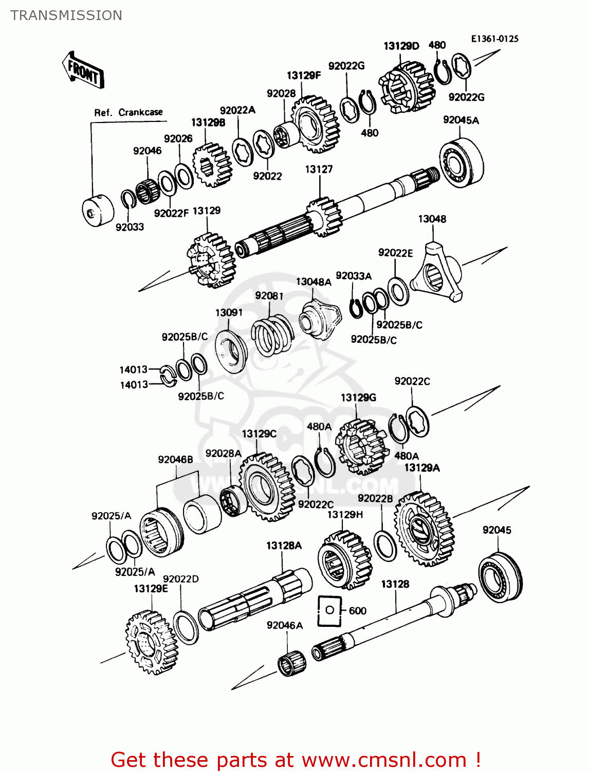 TRANSMISSION ZN1300A5 VOYAGER 1987 USA CALIFORNIA
