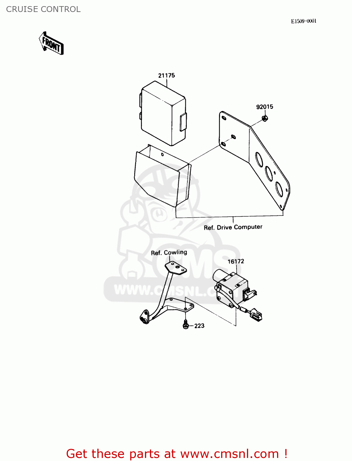 CRUISE CONTROL ZN1300A5 VOYAGER 1987 USA CALIFORNIA