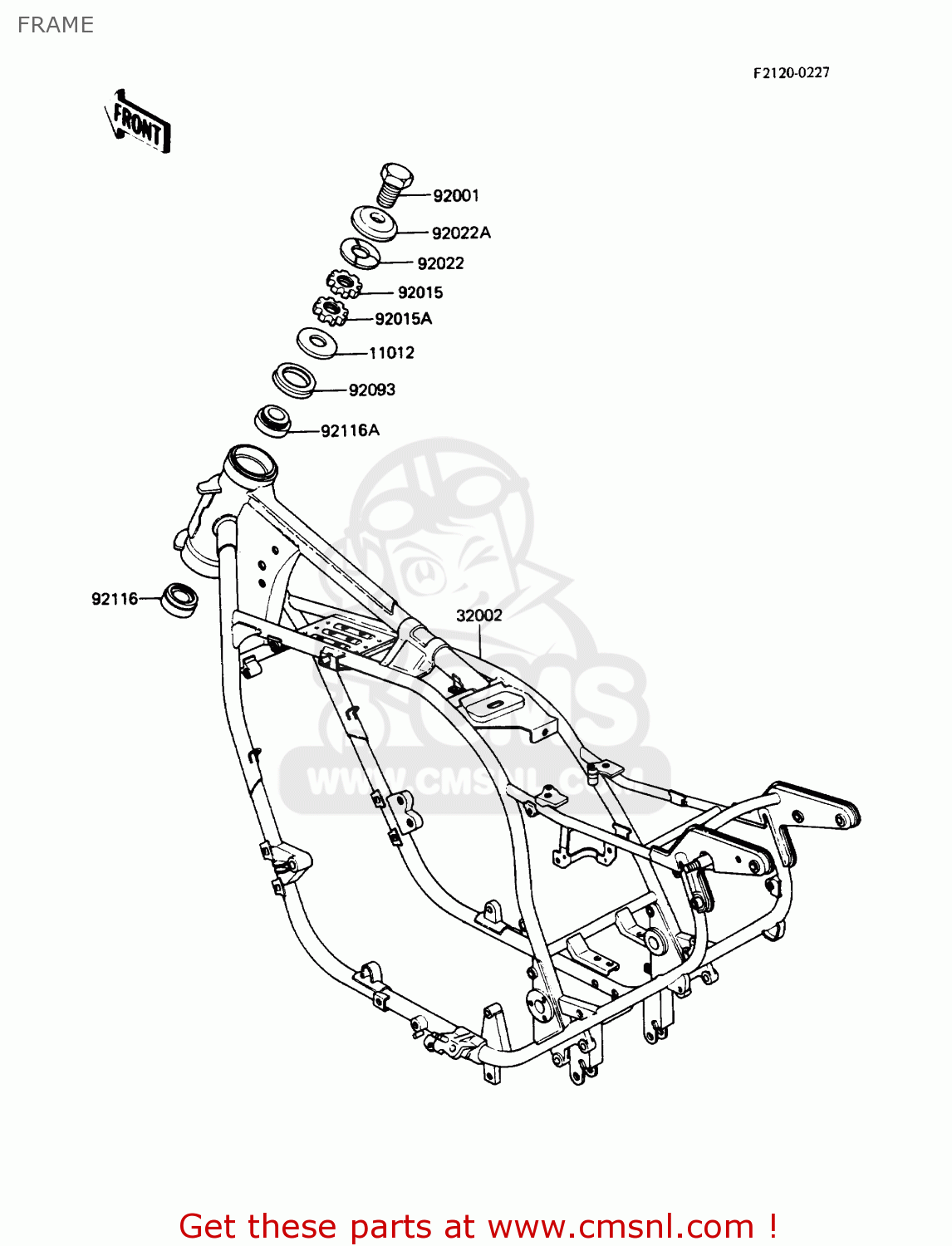 FRAME ZN1300A5 VOYAGER 1987 USA CALIFORNIA