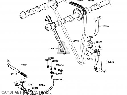 CAMSHAFT(S)/TENSIONER - ZN1300A5 VOYAGER 1987 USA CALIFORNIA