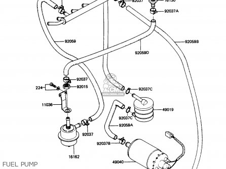 FUEL PUMP - ZN1300A5 VOYAGER 1987 USA CALIFORNIA