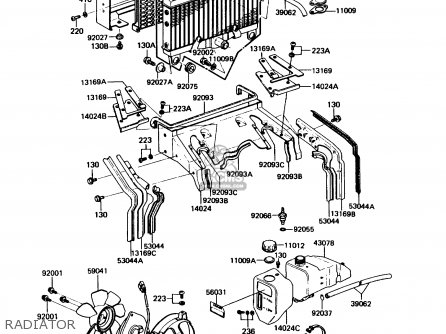 RADIATOR - ZN1300A5 VOYAGER 1987 USA CALIFORNIA