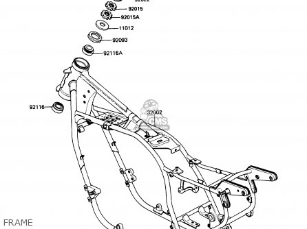 FRAME - ZN1300A5 VOYAGER 1987 USA CALIFORNIA