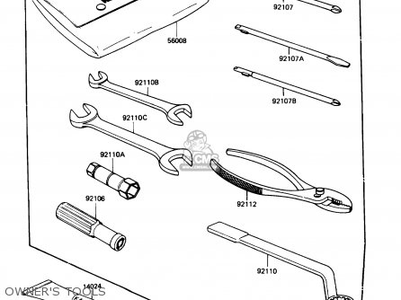 OWNER'S TOOLS - ZN1300A5 VOYAGER 1987 USA CALIFORNIA